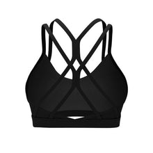 Load image into Gallery viewer, Large Size Strappy Sports Bra Fitness Crisscross Back Women Sport Bra Light Support Top Brassiere Bra Yoga Bra Gym Athletic Top