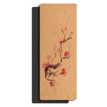Load image into Gallery viewer, Luxury Cork Yoga Mat Non Slip Soft Sweat Resistant Hot Yoga Mat Built-in Pose Alignment Lines Eco Friendly Cork TPE Pilates Pads
