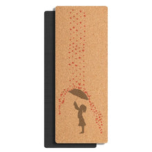 Load image into Gallery viewer, Luxury Cork Yoga Mat Non Slip Soft Sweat Resistant Hot Yoga Mat Built-in Pose Alignment Lines Eco Friendly Cork TPE Pilates Pads