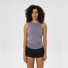 Load image into Gallery viewer, Naked-Feel Athletic Yoga Vest Women Back Open Plain Sport Fitness Tank Tops Loose Fit Nylon Jogger Workout Vest Gym Sport Vest
