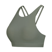 Load image into Gallery viewer, Sexy Back Crisscross Straps Running Sports Bra Women Activewear High Neck Medium Support Workout Yoga Bra Tops
