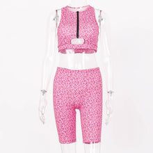 Load image into Gallery viewer, 2019 New Women Backless Print Yoga Set High Waist Patchwork Stretchy Fitness Jumpsuit Gym Wear Sport Suit Push Up Yoga Pants
