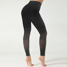 Load image into Gallery viewer, Female Yoga Set Long Sleeve Hollow Tops And High Waist Control Sport Leggings Gym Clothes Seamless Sport Suit Can be alone buy
