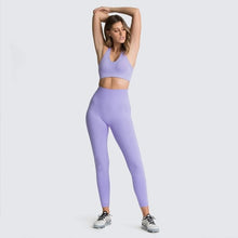 Load image into Gallery viewer, 2020 2PCS Women's Seamless Yoga Set Sportswear Sports Bra+Leggings Fitness Pants Gym Running Suit Exercise Clothing Athletic
