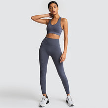Load image into Gallery viewer, 2020 2PCS Women's Seamless Yoga Set Sportswear Sports Bra+Leggings Fitness Pants Gym Running Suit Exercise Clothing Athletic
