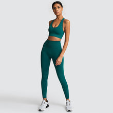 Load image into Gallery viewer, 2020 2PCS Women's Seamless Yoga Set Sportswear Sports Bra+Leggings Fitness Pants Gym Running Suit Exercise Clothing Athletic
