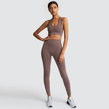 Load image into Gallery viewer, 2020 2PCS Women's Seamless Yoga Set Sportswear Sports Bra+Leggings Fitness Pants Gym Running Suit Exercise Clothing Athletic
