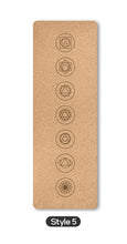 Load image into Gallery viewer, 70 in Yoga mat Fitness Natural Cork mats Pilates Sport Slimming Balance Training Gym with Position Line Non Slip Gymnastics Pad
